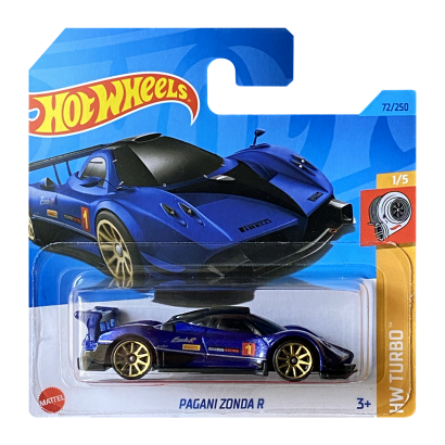 Машинка Базовая Hot Wheels Pagani Zonda R Turbo 1:64 HKK83 Dark Blue - Retromagaz