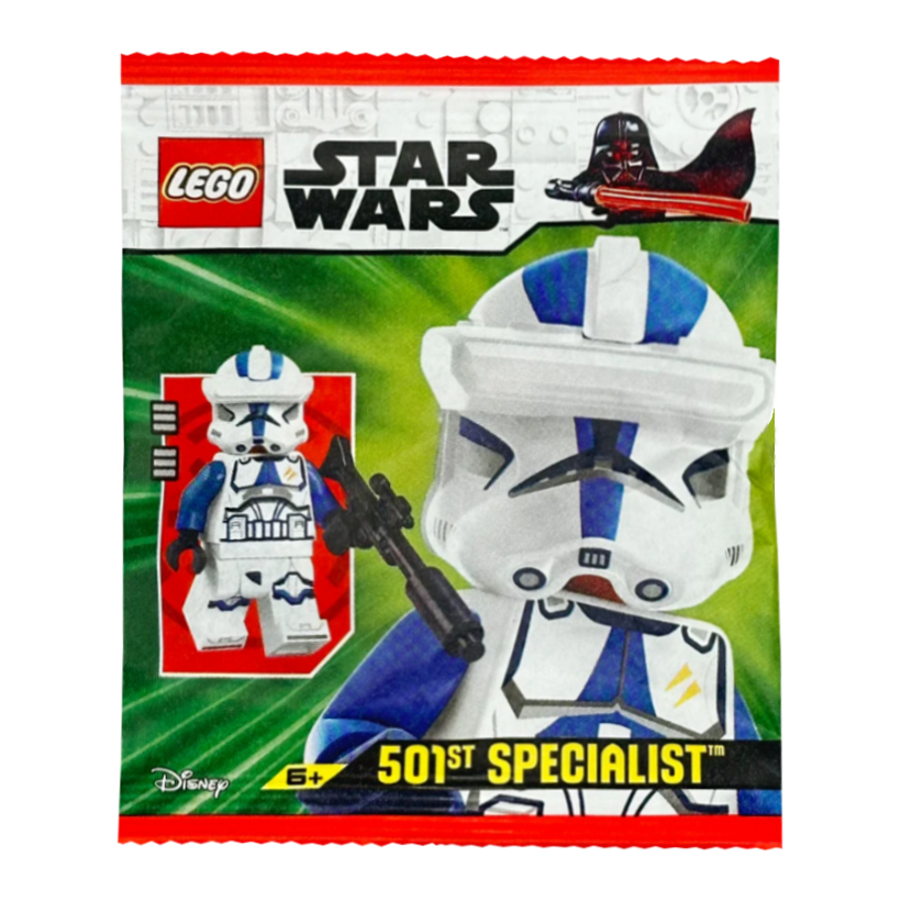 Конструктор Lego Фігурка 501st Specialist Paper Bag Star Wars 912407 sw1248 Новий - Retromagaz