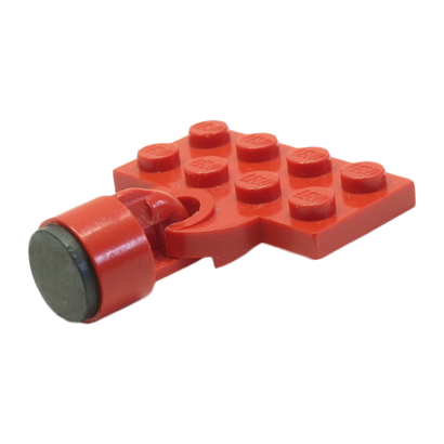 Для Поїзда Lego Train Coupler Open for Magnet Буфер 2 x 4 737ac01 737ac03 Red 2шт Б/У - Retromagaz