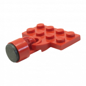 Для Поїзда Lego Train Coupler Open for Magnet Буфер 2 x 4 737ac01 737ac03 Red 2шт Б/У
