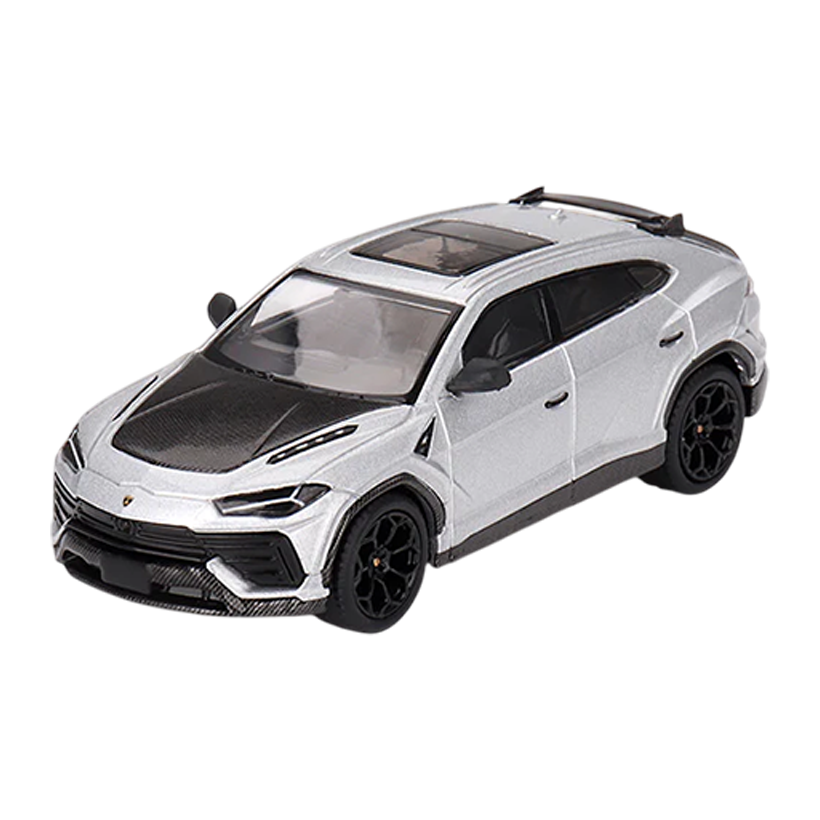 Машинка Premium MINI GT Lamborghini Urus Performante Grigio Nimbus 1:64 MGT00747-CH Silver - Retromagaz