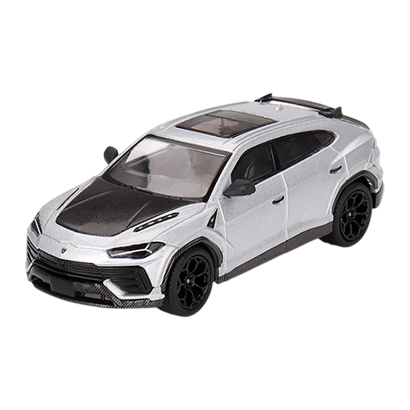 Машинка Premium MINI GT Lamborghini Urus Performante Grigio Nimbus 1:64 MGT00747-CH Silver - Retromagaz