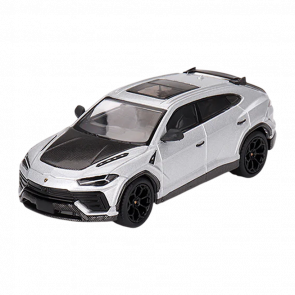 Машинка Premium MINI GT Lamborghini Urus Performante Grigio Nimbus 1:64 MGT00747-CH Silver - Retromagaz