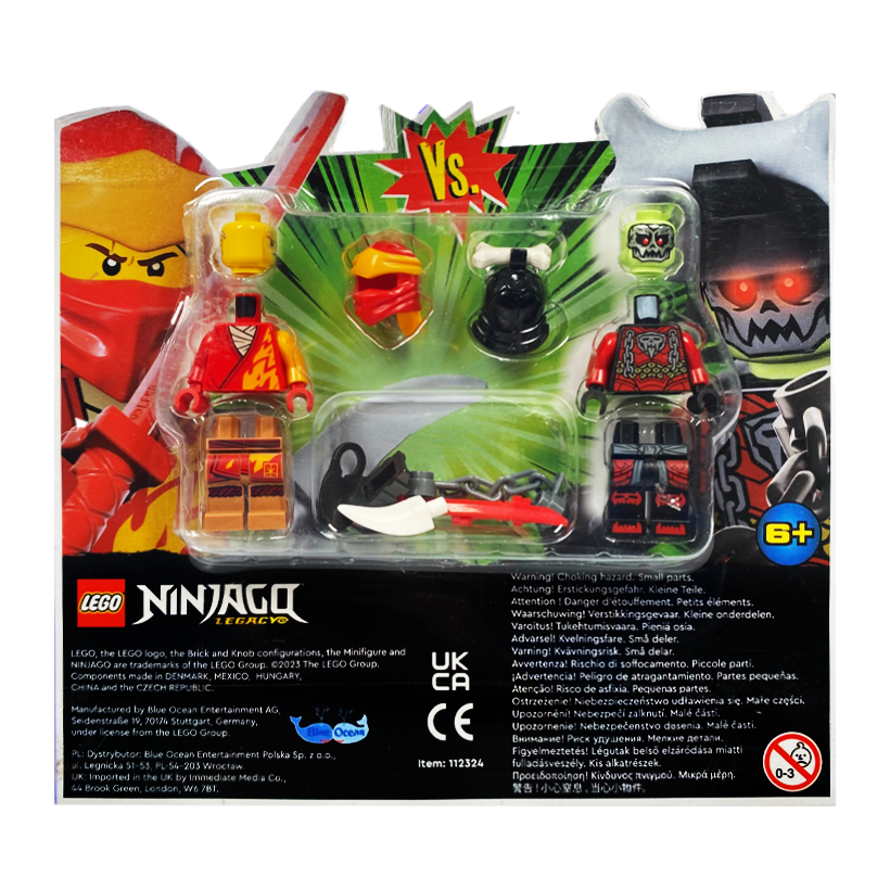 Конструктор Lego Legacy Core Kai vs. Bone Blister Pack Ninjago 112324 njo0807 njo0721 Новый - Retromagaz