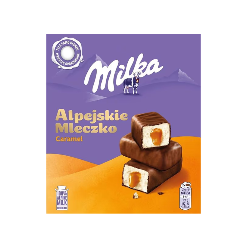 Цукерки Milka Пташине Молоко з Карамеллю 350g - Retromagaz