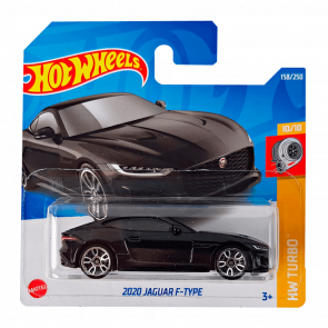 Машинка Базовая Hot Wheels 2020 Jaguar F-Type Turbo 1:64 HCT71 Black - Retromagaz