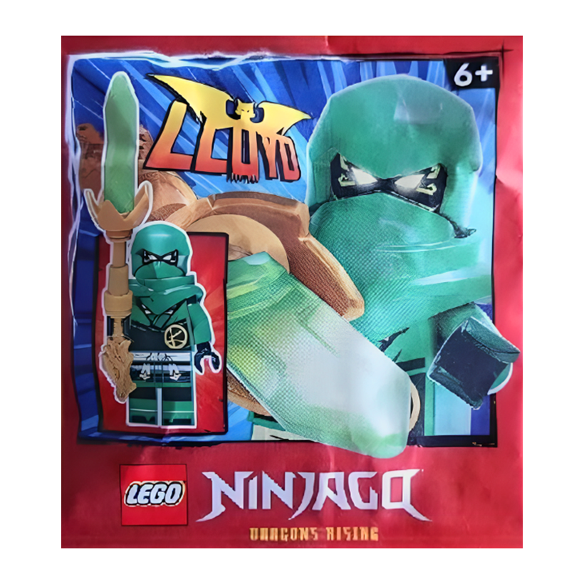Конструктор Lego Фігурка Dragons Rising Season 1 Lloyd Paper Bag Ninjago 892313 njo0813 Новий - Retromagaz