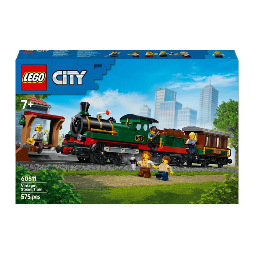 Конструктор Lego Старовинний Паровоз City 60511 Новий - Retromagaz