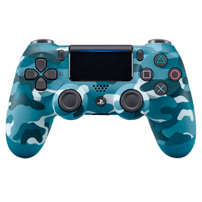 Геймпад Бездротовий Sony PlayStation 4 DualShock 4 Version 2 Blue Camouflage Б/У - Retromagaz