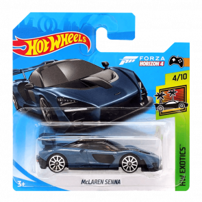 Машинка Базовая Hot Wheels Forza Horizon 4 McLaren Senna Exotics 1:64 FYB46 Dark Blue
