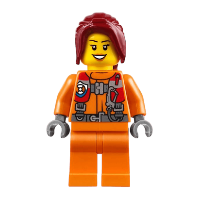 Фигурка Lego 973pb2856 Female Watercraft Pilot City Coast Guard cty0827 1 Б/У - Retromagaz
