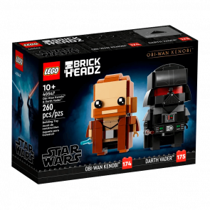 Набір Lego BrickHeadz Star Wars Обі-Ван Кенобі і Дарт Вейдер 40547 Новий - Retromagaz