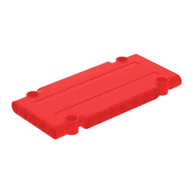 Technic Lego Панель Прямокутна Panel Plate 5 x 11 x 1 64782 4541294 6064661 Red Б/У - Retromagaz