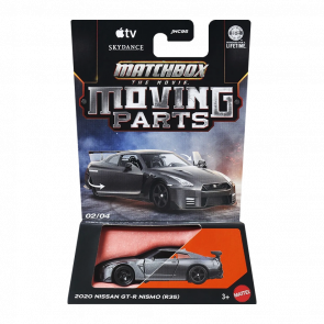 Тематична Машинка Matchbox 2020 Nissan GT-R NISMO (R35) Moving Parts 1:64 JKH44 Grey - Retromagaz