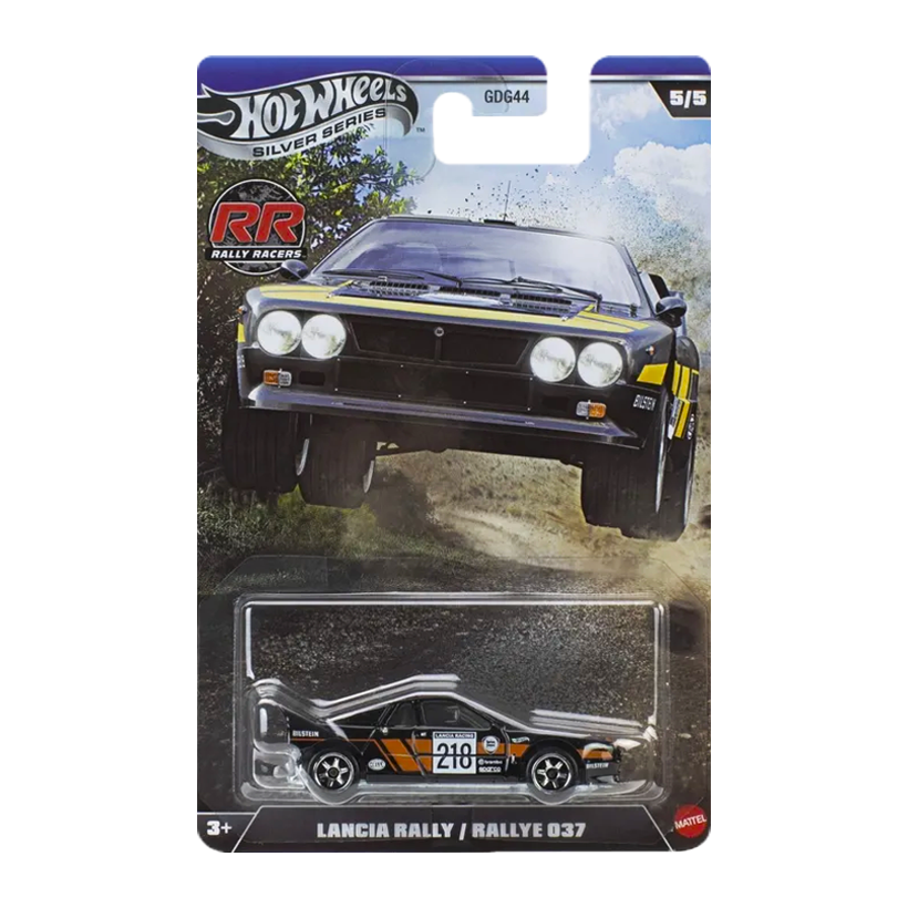 Тематична Машинка Hot Wheels Lancia Rally 037 Rally Champs 1:64 JNF48 Black - Retromagaz