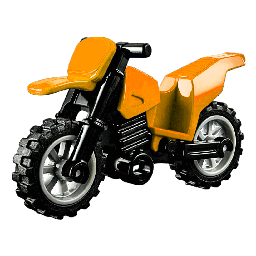 Транспорт Lego Мотоцикл Dirt Bike 50860c11 4521107 4530673 4242385 Orange Б/У - Retromagaz