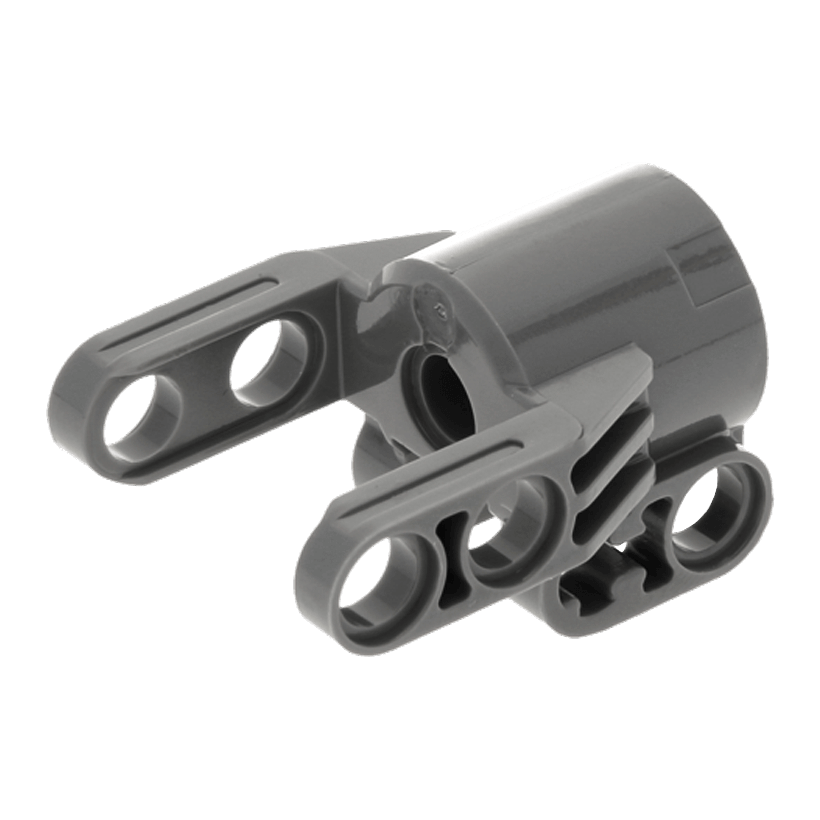 Technic 2шт Lego Соединитель Hub Axle and Pin Block 4 x 3 x 2 1/2 61904 65767 4528038 6356106 Dark Bluish Grey Б/У - Retromagaz