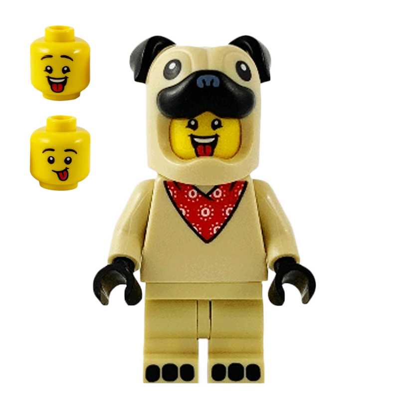 Фигурка Lego Series 21 Pug Costume Guy Collectible Minifigures col21-5 col378 Б/У - Retromagaz