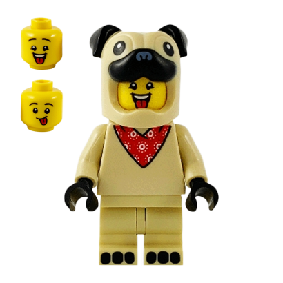 Фігурка Lego Series 21 Pug Costume Guy Collectible Minifigures col378 1 Б/У - Retromagaz