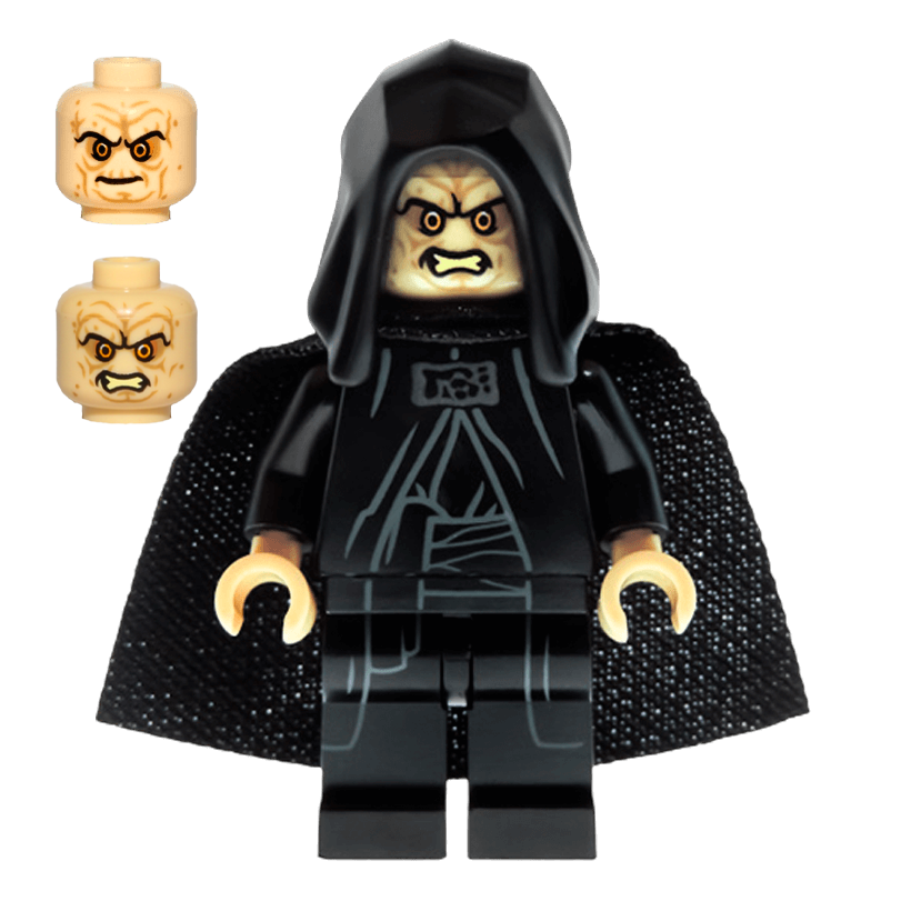 Фігурка Lego Джедай Emperor Palpatine Hood Basic Star Wars sw1107 Б/У - Retromagaz