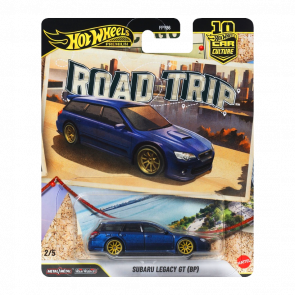 Машинка Premium Hot Wheels Subaru Legacy GT (BP) Road Trip 1:64 JKF07 Blue - Retromagaz