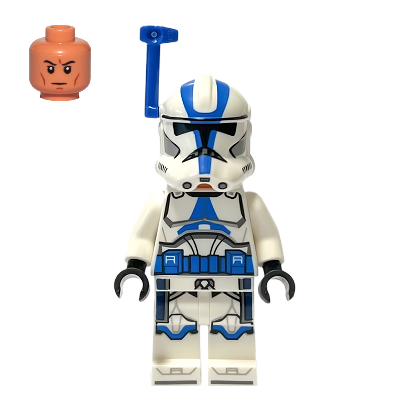 Фігурка Lego Республіка Clone Trooper Officer 501st Legion Phase 2 Star Wars sw1246 75345 Б/У - Retromagaz