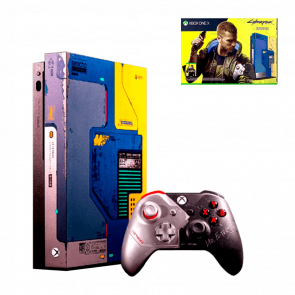 Консоль Microsoft Xbox One X Cyberpunk 2077 Limited Edition 1TB Yellow Blue Б/У - Retromagaz