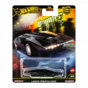 Машинка Premium Hot Wheels Lancia Stratos Zero Chase Hammer Drop 1:64 HRW10 Black Машинка Premium Hot Wheels Lancia Stratos Zero Chase Hammer Drop 1:64 HRW10 Black - Retromagaz