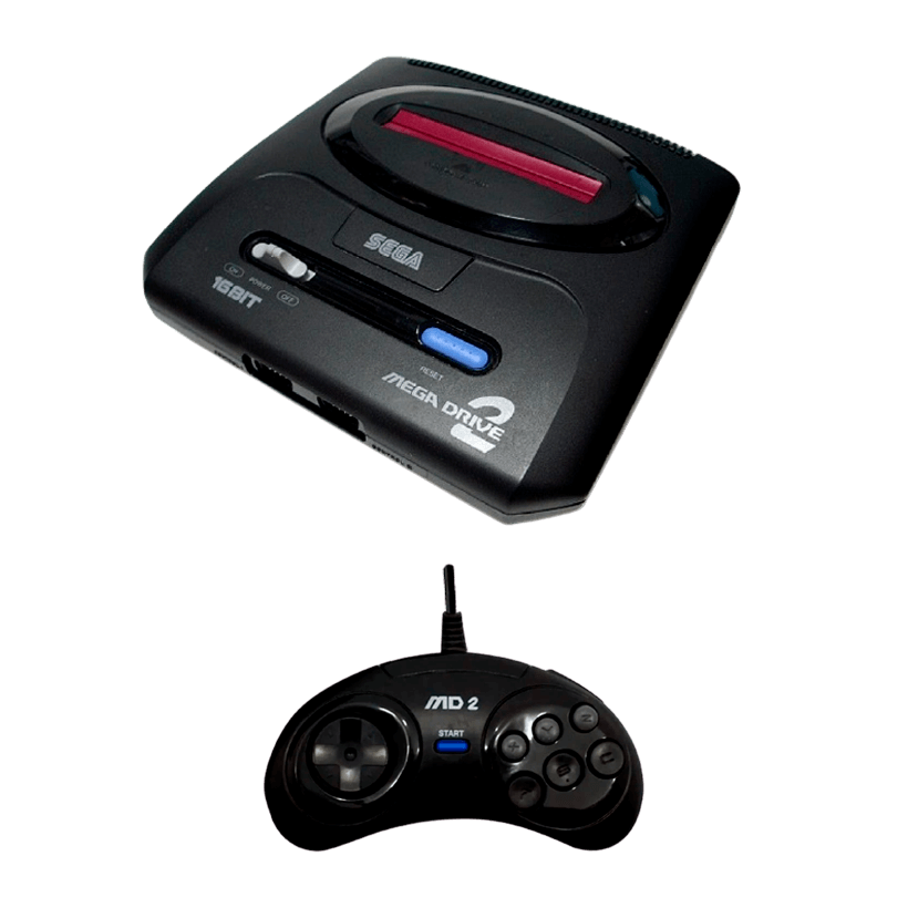 Консоль RMC Mega Drive 2 Black Б/У Хороший - Retromagaz