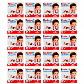 Набор Шоколад Молочный Kinder Chocolate 4 Pieces 50g 20шт - Retromagaz