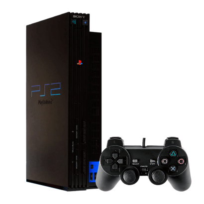 Консоль Sony PlayStation 2 SCPH-5xxx Chip Black Б/У - Retromagaz