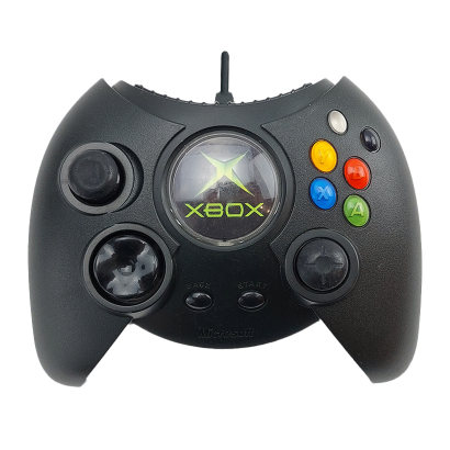 Геймпад Проводной Microsoft Xbox Original Duke Black 3m Б/У - Retromagaz