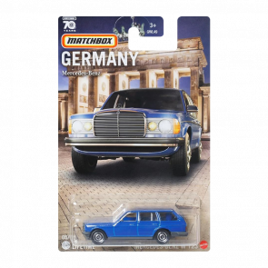 Тематична Машинка Matchbox Mercedes-Benz W123 Germany 1:64 GWL49/HPC60 Blue - Retromagaz
