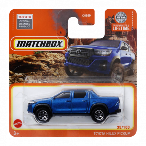 Машинка Большой Город Matchbox Toyota Hilux Pickup Adventure 1:64 HVP13 Blue