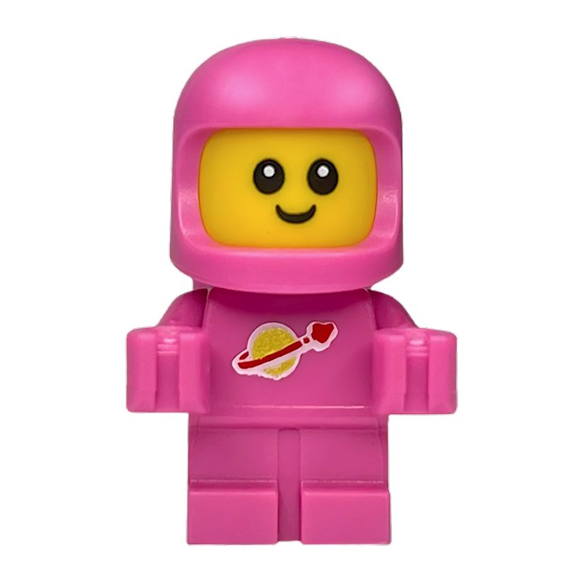Фигурка Lego Series 26 Spacebaby Classic Space Dark Pink Collectible Minifigures col442 Б/У - Retromagaz