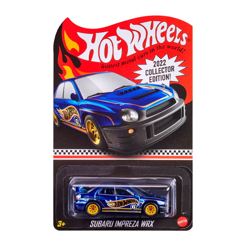 Машинка Premium Hot Wheels Subaru Impreza WRX Red Line Club RLC 1:64 HCW09 Blue - Retromagaz