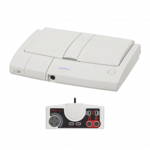 Набір Консоль NEC PC Engine Duo-R PI-TG10 White Вживаний  + Геймпад Дротовий Turbo Pad - Retromagaz