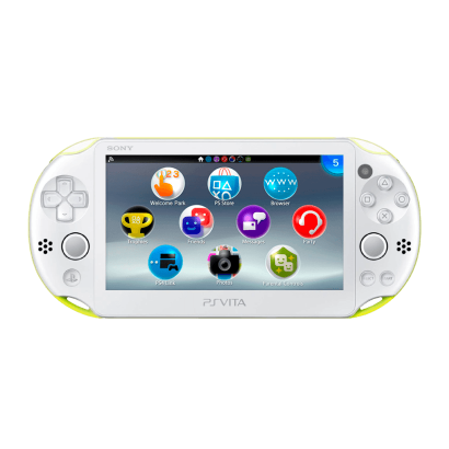 Консоль Sony PlayStation Vita Slim Модифицированная 64GB Lime Green + 5 Встроенных Игр Б/У - Retromagaz