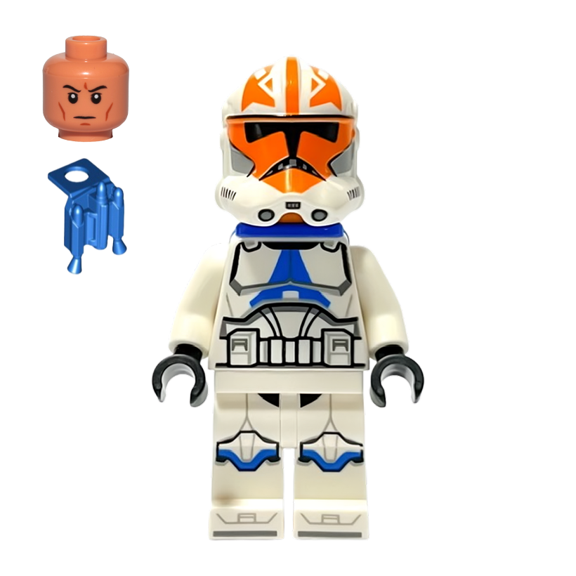 Фигурка Lego Республика Clone Trooper 501st Legion 332nd Phase 2 Jet Pack Star Wars sw1276 75359 Б/У - Retromagaz