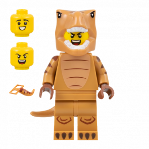 Фигурка Lego Series 24 T-Rex Costume Fan Collectible Minifigures col417 Б/У