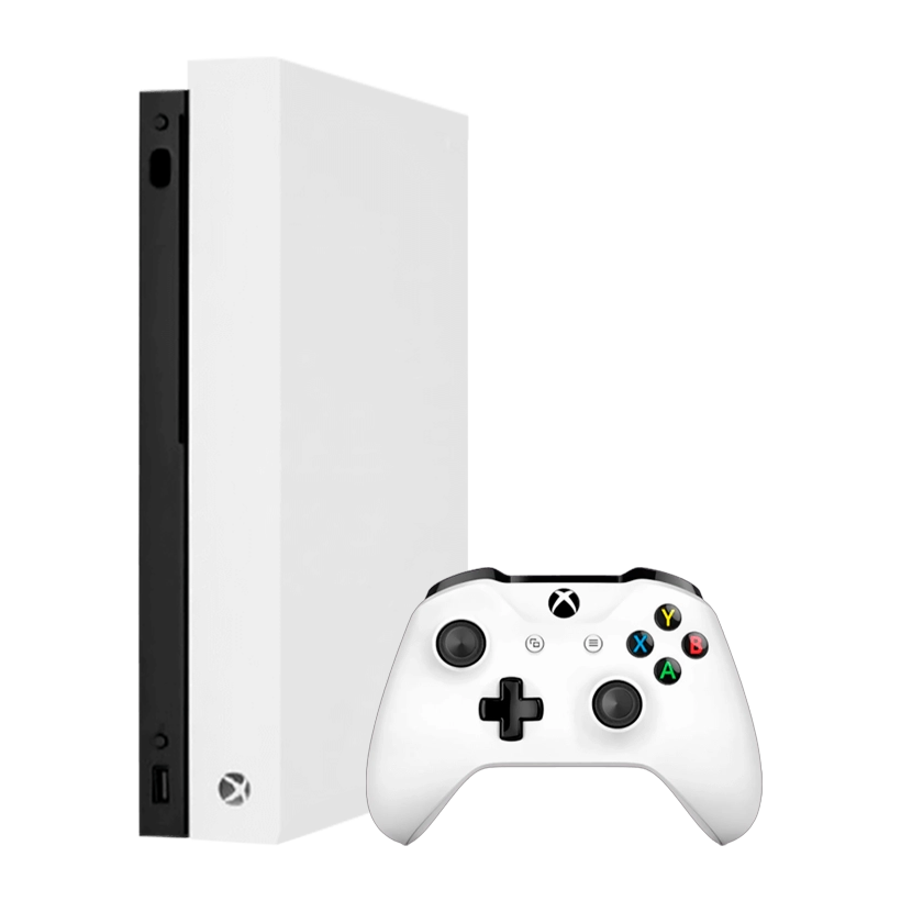 Набор Консоль Microsoft Xbox One X 1TB White Б/У  + Геймпад Беспроводной Version 2 - Retromagaz