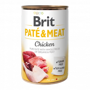 Влажный Корм для Собак Brit Care Pate & Meat Говядина и Курица 400g - Retromagaz