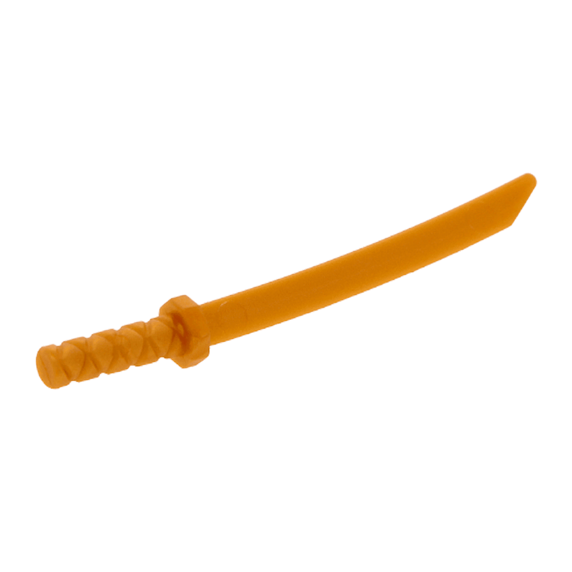 Оружие 2шт Lego Меч Shamshir Katana 30173 88420 4505215 4569111 Pearl Gold Б/У - Retromagaz