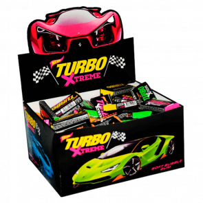Жувальна Гумка ProGum Turbo Extreme Turbo 90g Black 20шт - Retromagaz