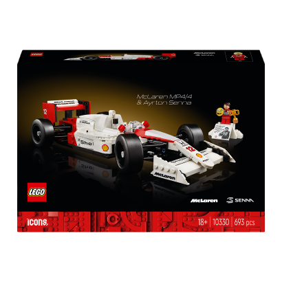 Конструктор Lego McLaren MP4/4 & Ayrton Senna Icons 10330 Новий - Retromagaz
