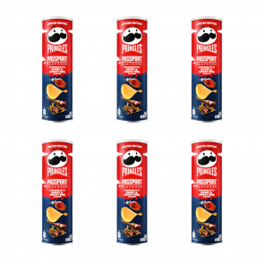 Набір Чипси 6шт Pringles Passport Flavours Canadian Style Sweet & Smoky BBQ 165g - Retromagaz