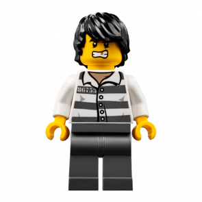 Фігурка Lego Police 973pb1557 Jail Prisoner 86753 City cty0833 Б/У