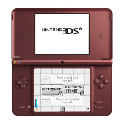 Консоль Nintendo DS i XL Модифікована 1GB Wine Red + 10 Вбудованих Ігор Б/У - Retromagaz
