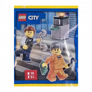 Конструктор Lego Фігурка Police Chase Paper Bag City 952501 cty1699 cty1826 Новий - Retromagaz