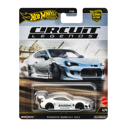 Машинка Premium Hot Wheels Pandem Subaru BRZ Circuit Legends 1:64 JBK64 White - Retromagaz